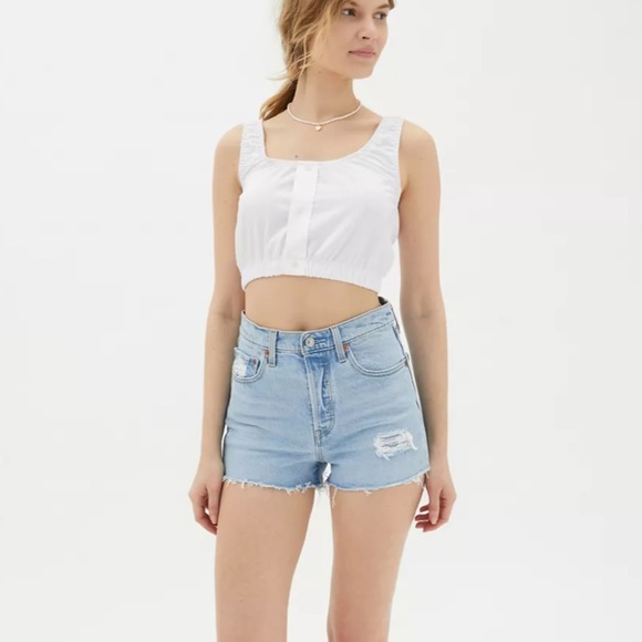 Levi’s Ribcage cut off short in Tango Pulse light - Picture 2 of 11